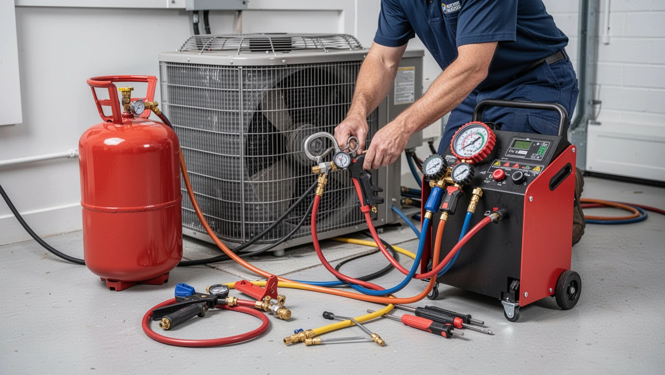 AC Refrigerant Recharge
