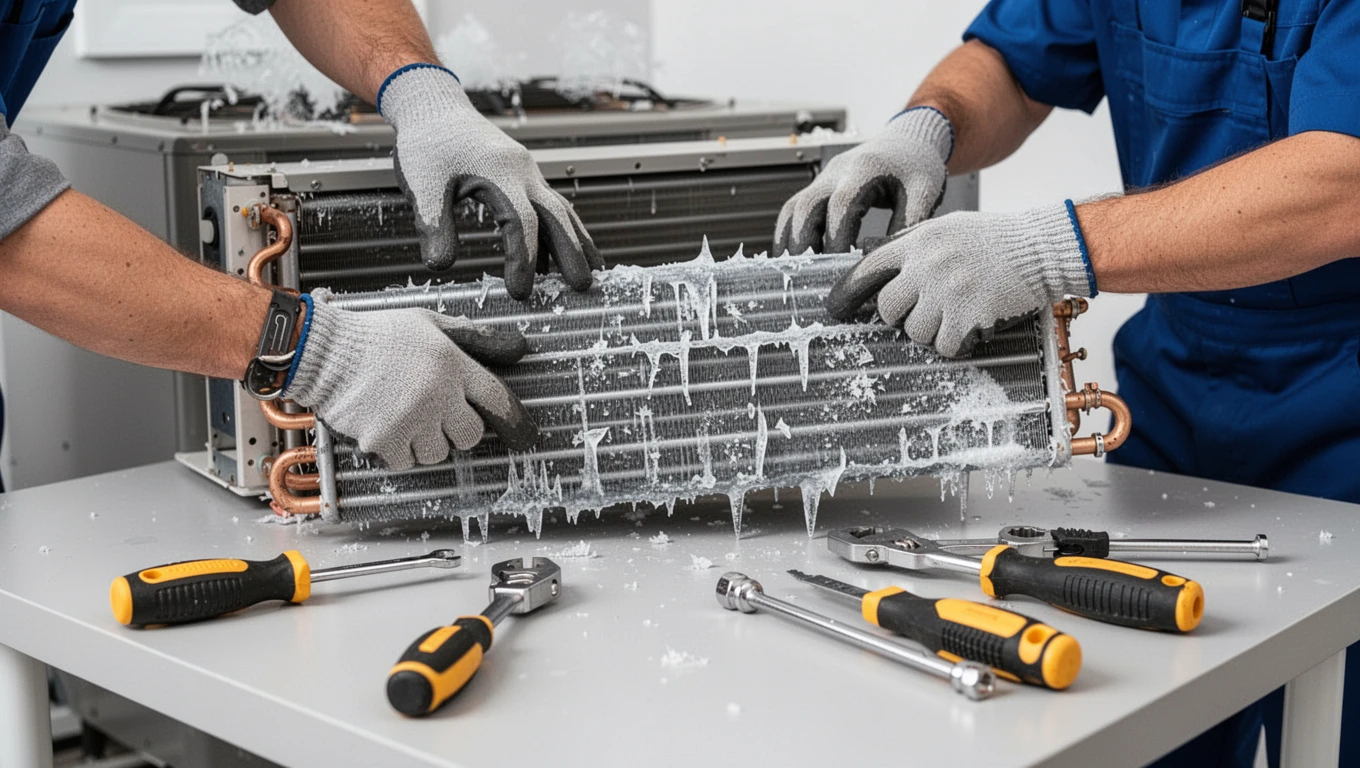 Frozen AC Coil Repair