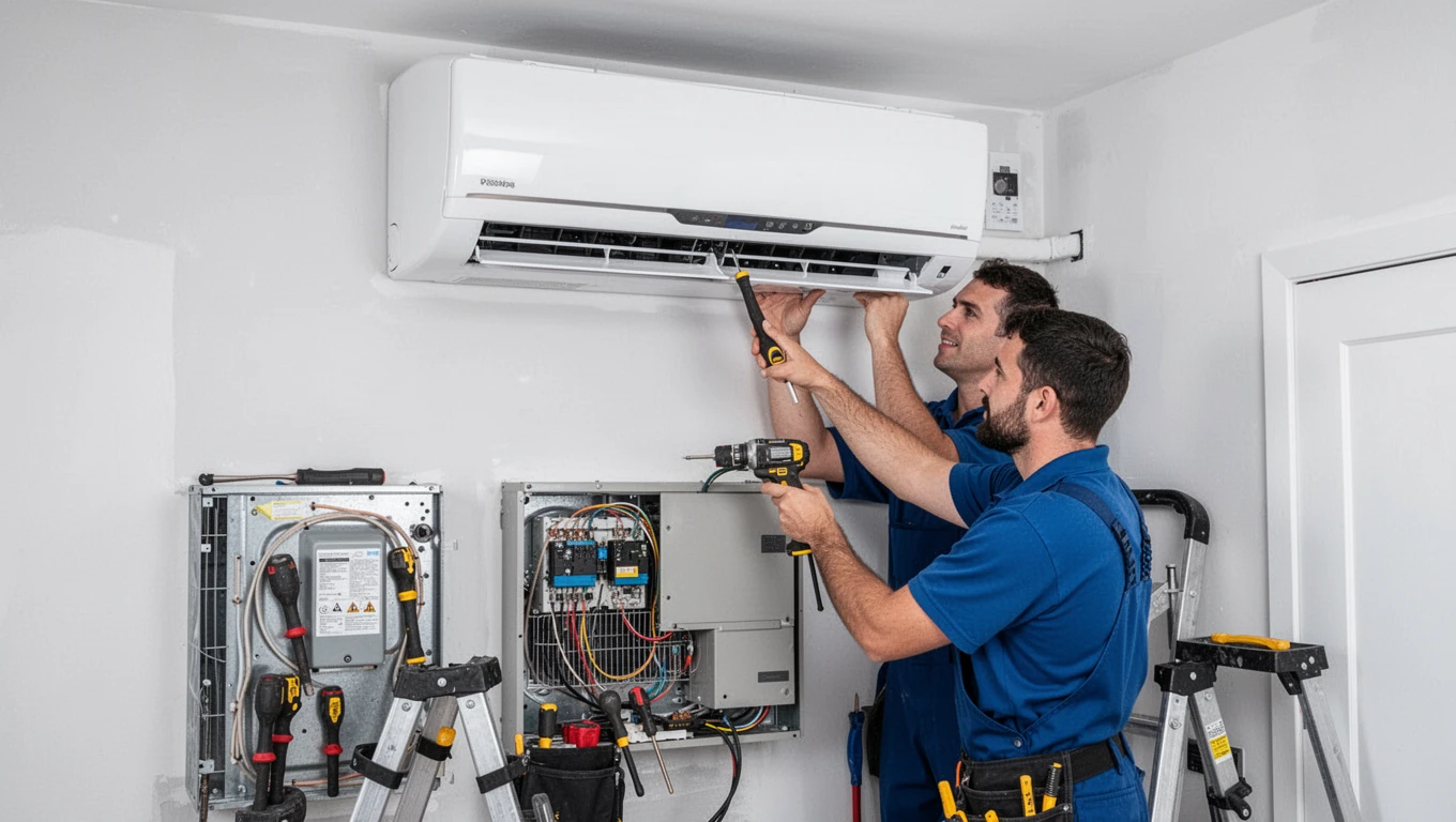 Ductless AC Installation